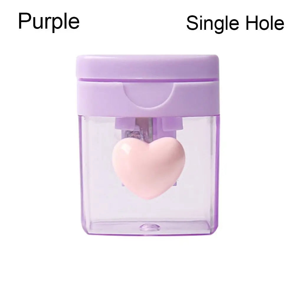 Cartoon Pencil Sharpener Single/Double Hole