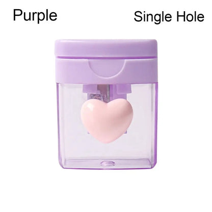 Cartoon Pencil Sharpener Single/Double Hole
