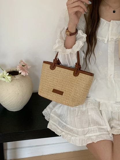 Straw Basket Woven bags