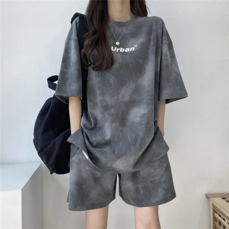 T-Shirt Shorts Suit Set