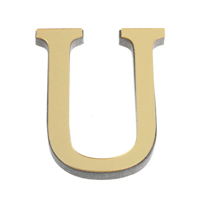 3D Mirror 26 Alphabet Letters Wall Stickers