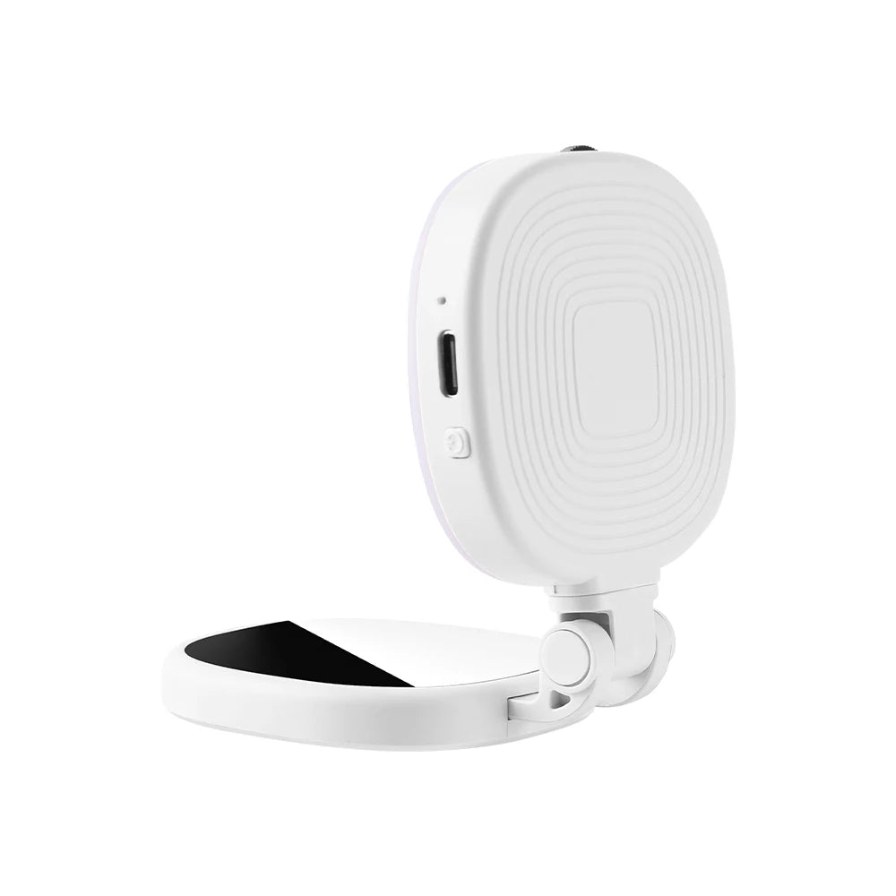 Magnetic Mini 3 Color Dimmable Fill Light With Selfie Mirror Clip