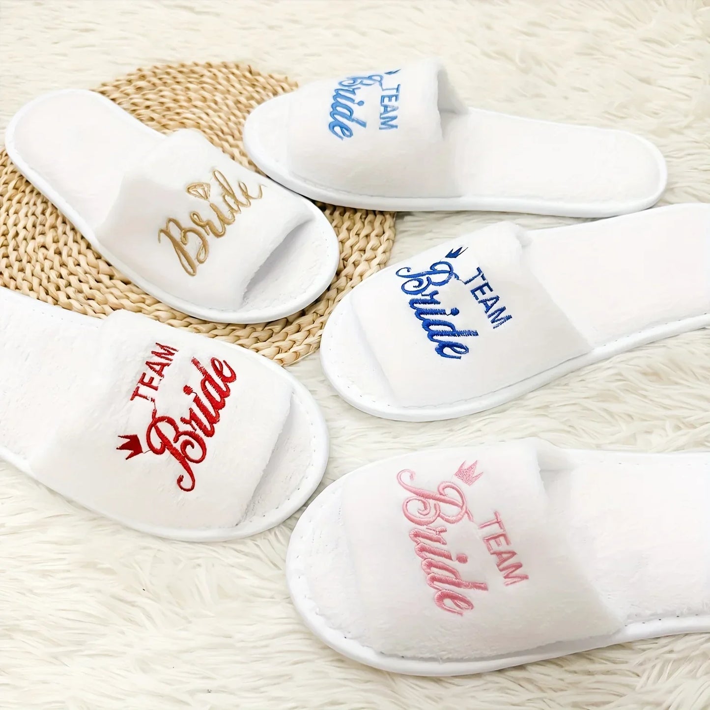 Bridal Party Slippers Set