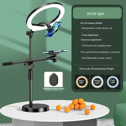 Mobile Phone Head Up Shooting Stand Desktop Live