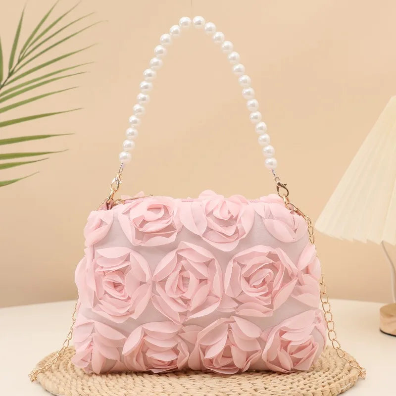 Floral Crossbody Small Shoulder Purse Floral Print Casual Handbag