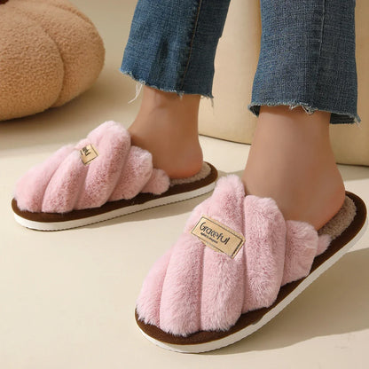 Non Slip Soft Flat Heel Indoor Slippers