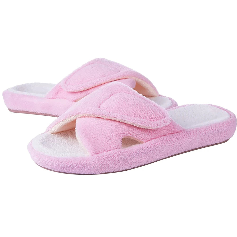 Comwarm Waffle Indoor Cotton Slippers