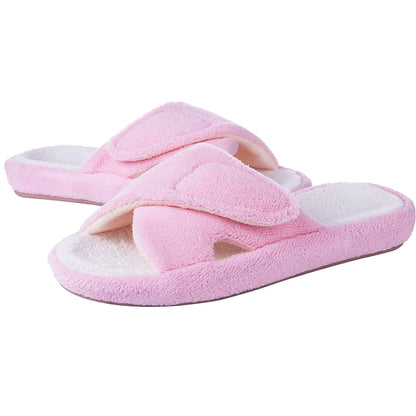 Comwarm Waffle Indoor Cotton Slippers