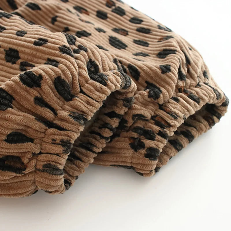 Korean Style Toddler Girls Corduroy Harem Pants