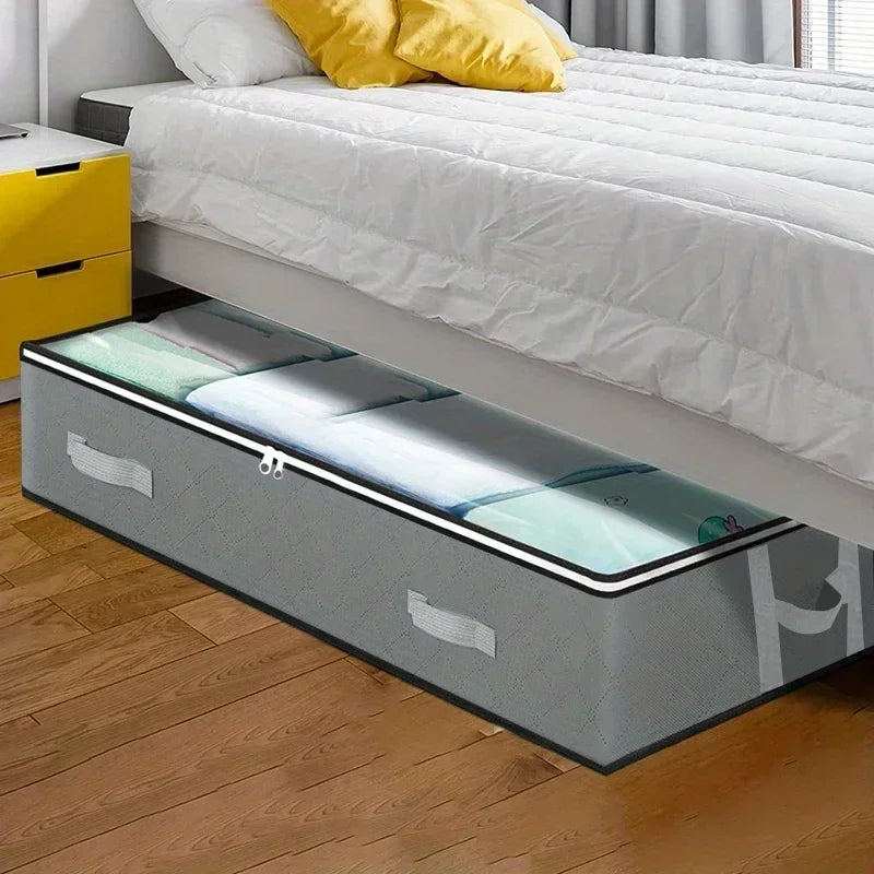 1pc/2pcs/3pcs Dustproof Under Bed Storage Box