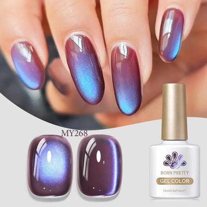 10ml Brown Purple Black Red Cat Magnetic Gel Polish Manicure Soak Off