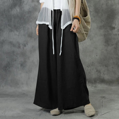 Wide Leg Korean Trousers