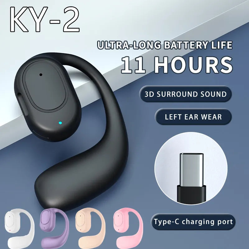 KY2 Wireless Bluetooth Earphones Air Conduction OWS Headphone