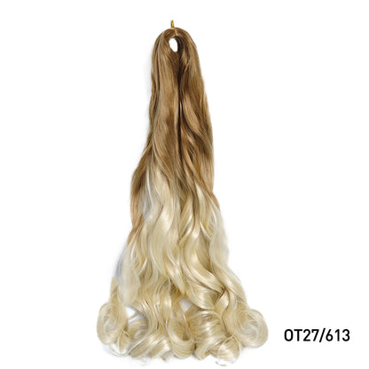 French Curls Braiding Hair 24Inch Hair Extensions