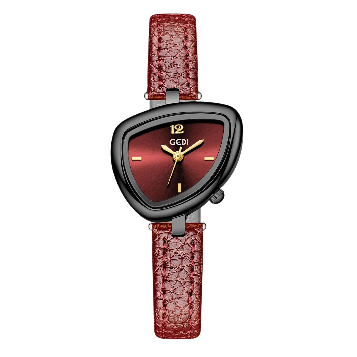 Versatile Irregular Triangle Dial Design Waterproof Quartz Watches