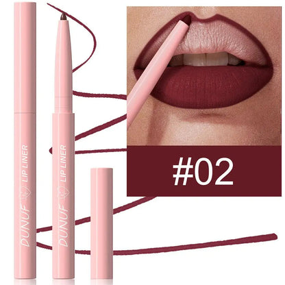 6Pcs Velvet Matte Lip Liner Pencil Lip Contours Makeup Set