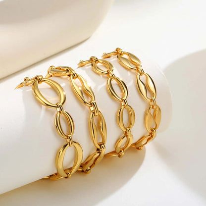 DANA Chunky 18k Gold Plated Bracelets