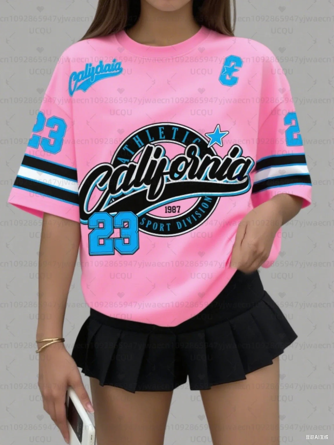 Sports Jersey California Short Sleeve T-Shirt