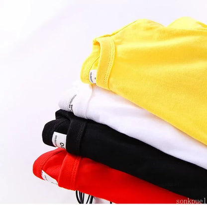 Autumn Spring Cotton T-shirt Tees Long Sleeve White Shirt Kids Tops