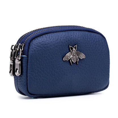 Coin Purse Genuine Leather Mini Pouch Storage Bag Small Wallets