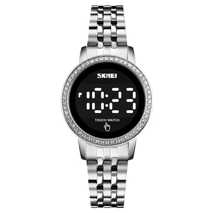 Digital LED Touch Diamond Waterproof Wristwatches