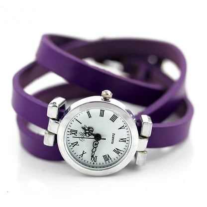 Long Leather ROMA Vintage Watch