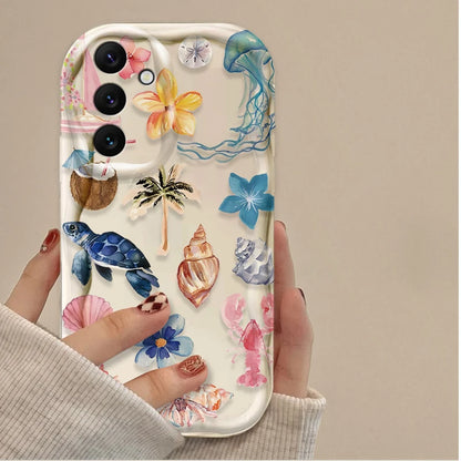 Samsung Galaxy Colorful Marine Organism Cover