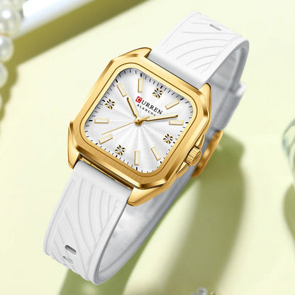 Minimalist Square Quartz Casual Sports Silicone Watches