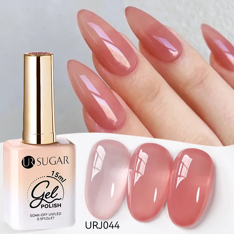 SUGAR Jelly Milky White Translucent Gel Polish