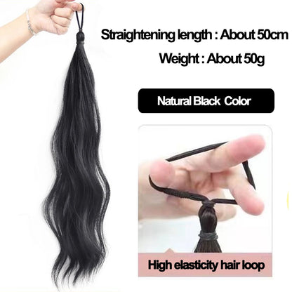 50cm Synthetic Self-Winding Ball Head Wig