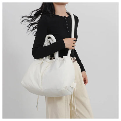 Down Padded Jacket Single Shoulder Tote Bag