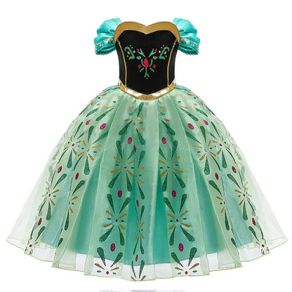 Elsa Anna Jasmine Rapunzel Pageant Cosplay Costume