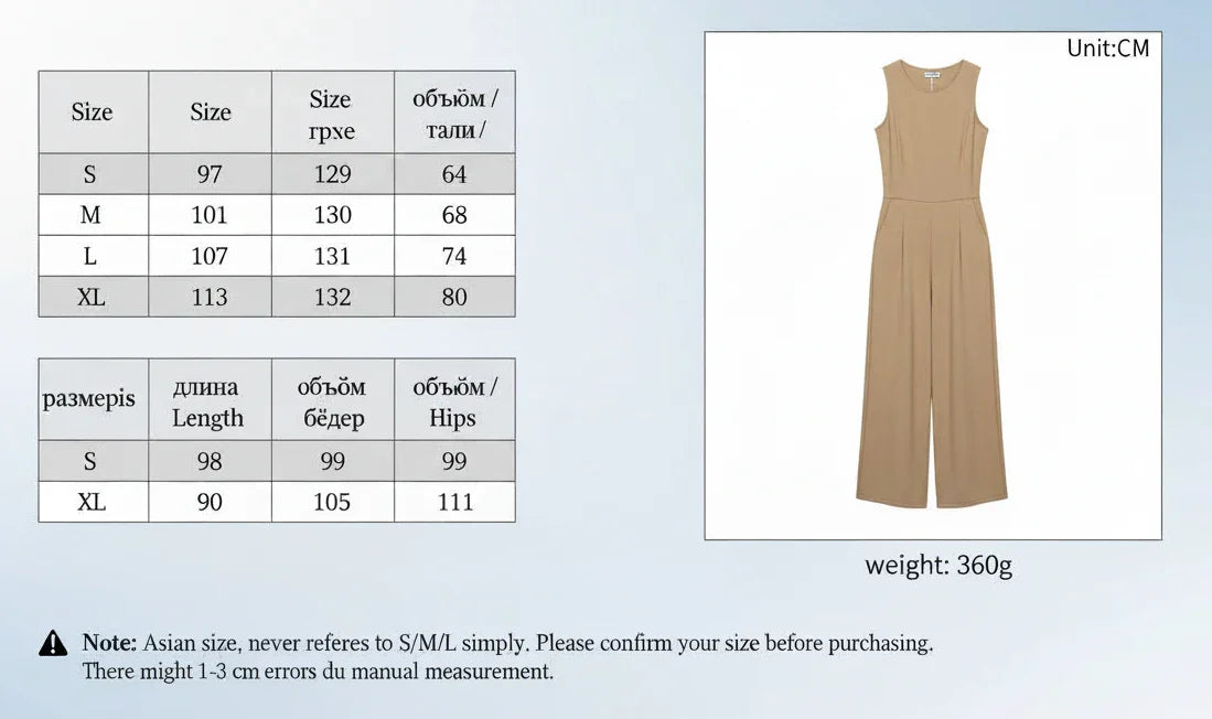 Sleeveless Bandage O- Neck Sexy Slim Jumpsuits