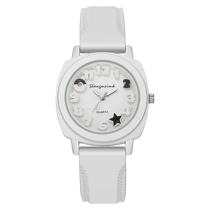 3D Arabic Dial Quartz Watch