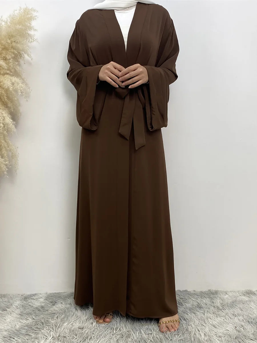 عباية رمضان إسلامية مفتوحة