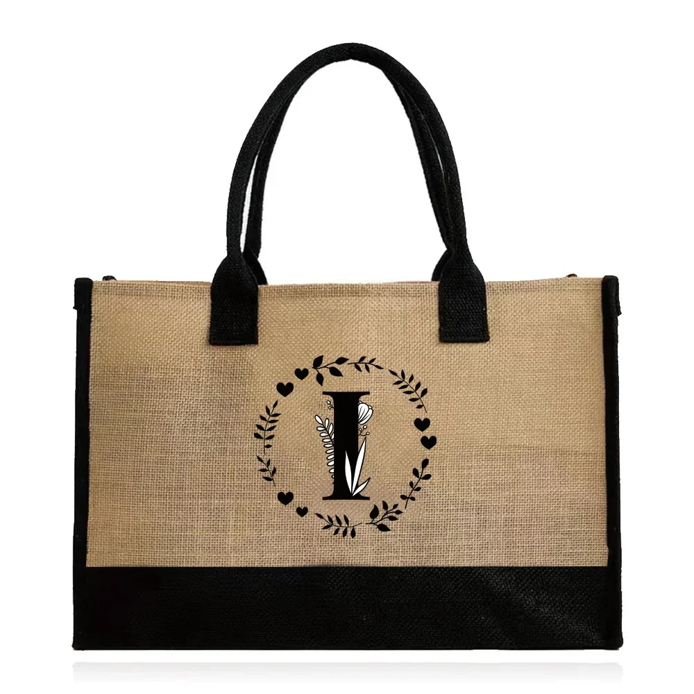 Large Capacity Grocery Letter Pattern Bags
