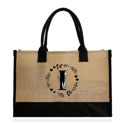 Large Capacity Grocery Letter Pattern Bags