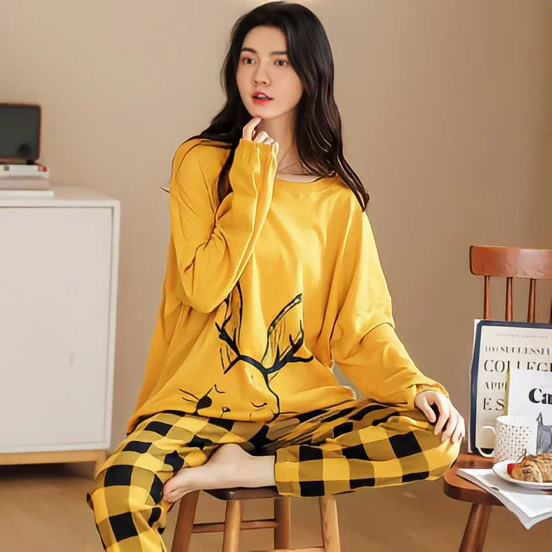 Long-Sleeved Homewear Pyjama Set