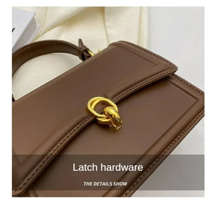 Leather Square Satchel Bags