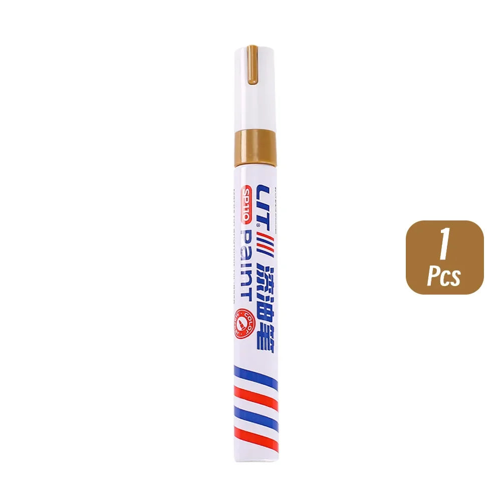 3mm 10p Colorful 8 Colors Permanent Paint Marker Waterproof