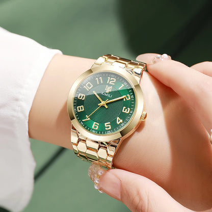 Elegant Arabic Dial Bracelet Strap Ladies Quartz Wristwatches