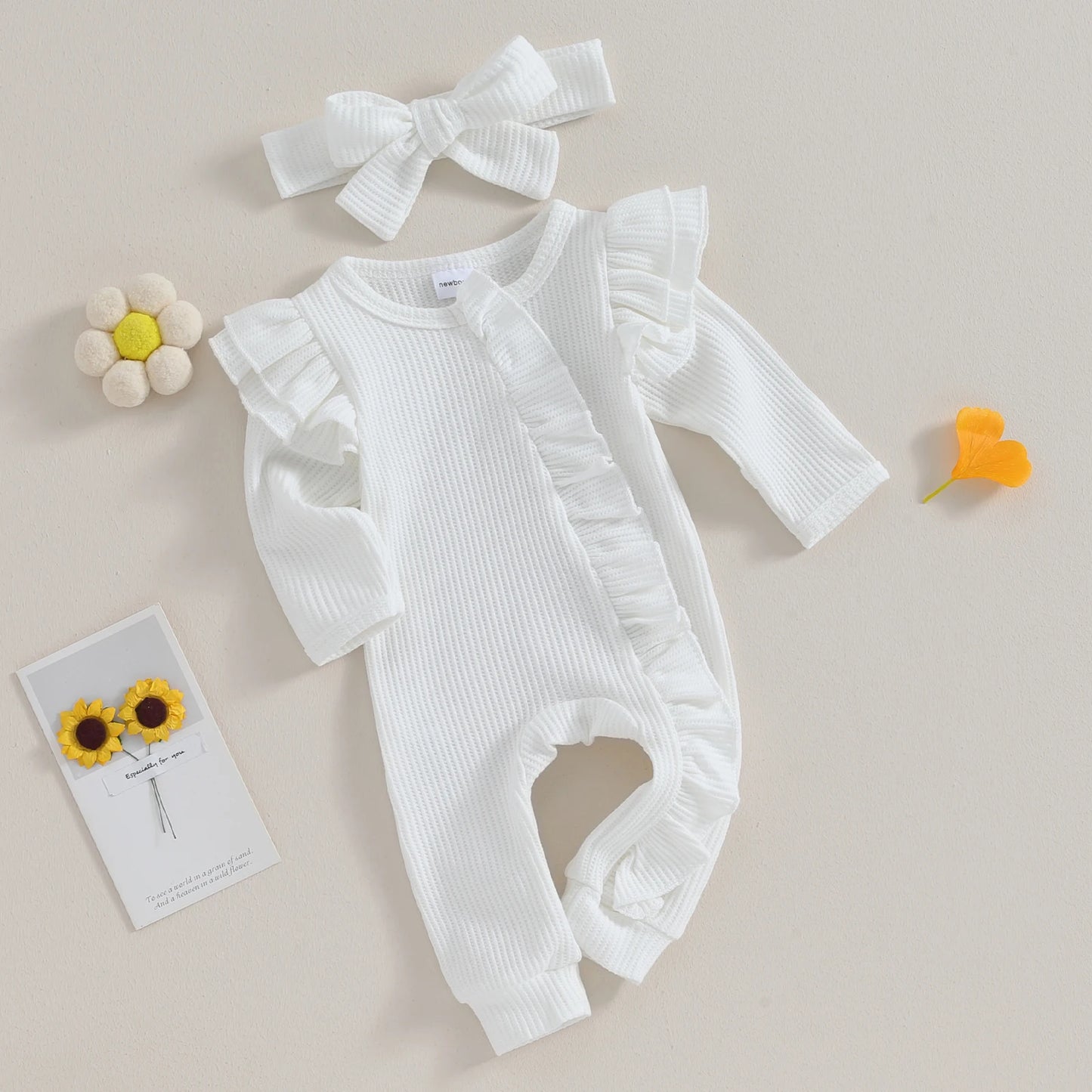 Pudcoco Infant Baby Girl Jumpsuit