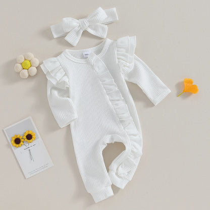 Pudcoco Infant Baby Girl Jumpsuit