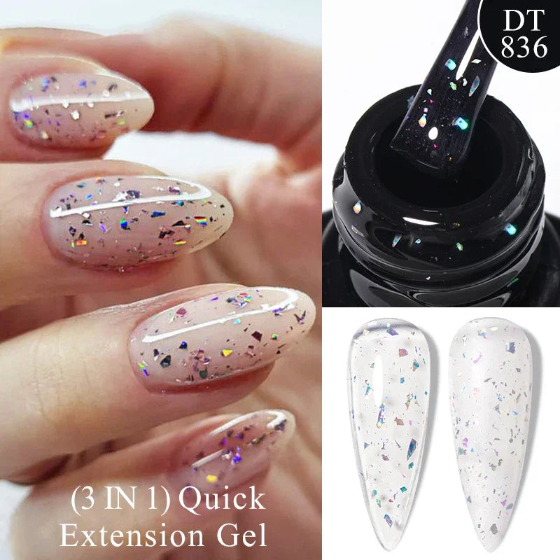 7ml Red Series Gel Nail Polish Glitter