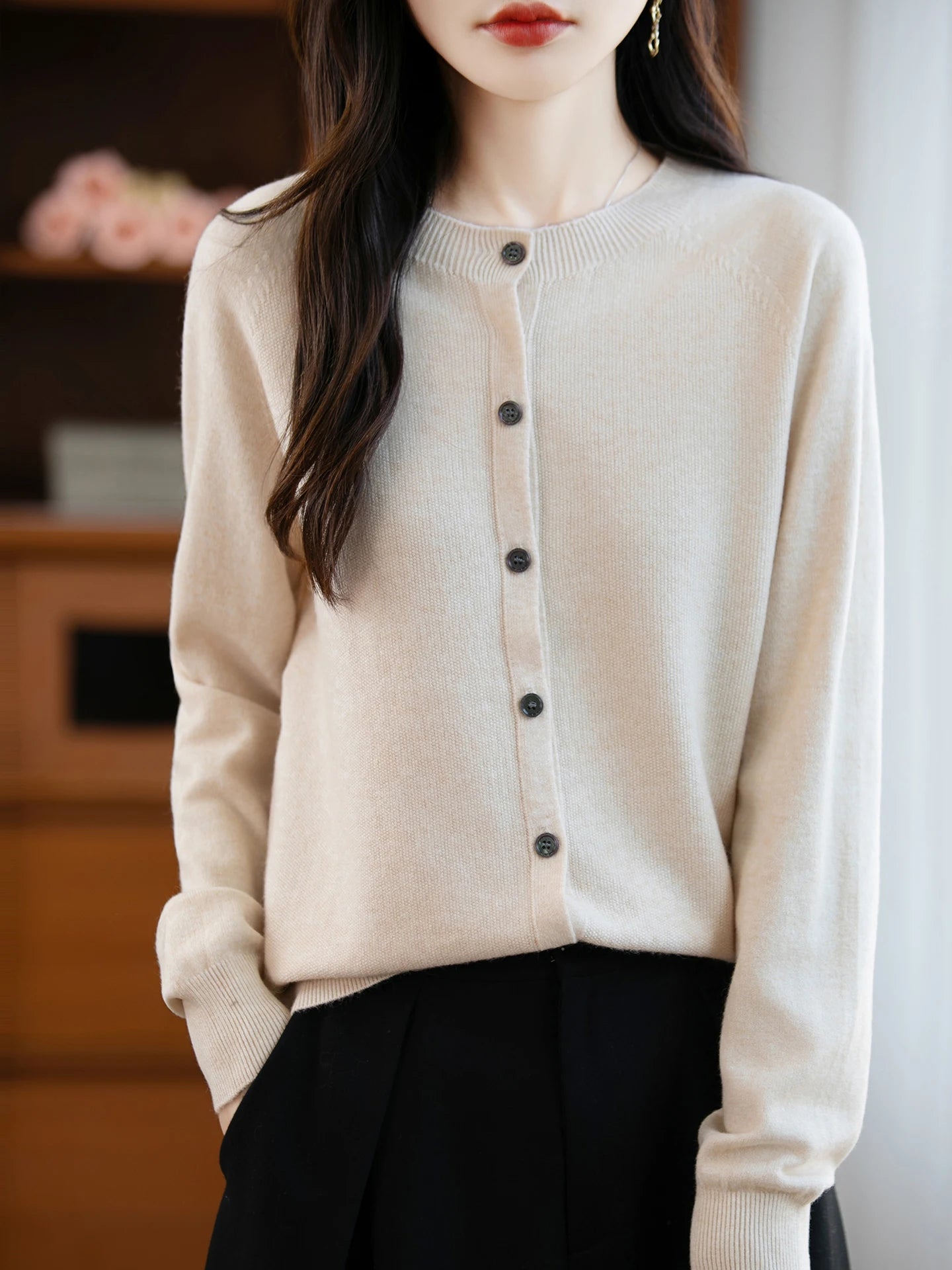 Wool Long Sleeve Sweater