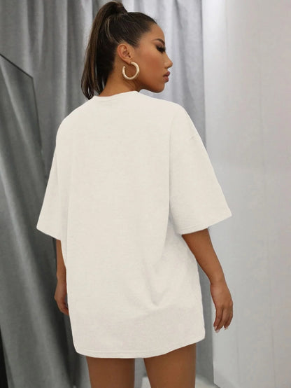 Happy Expression Cotton Short Sleeve Hip Hop T-Shirts