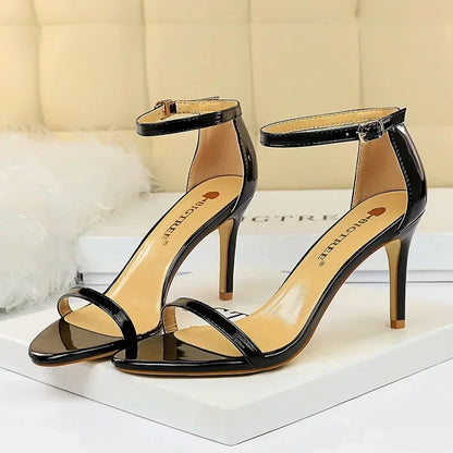 Gladiator Stiletto Classic Ankle Strap Sexy Shoes