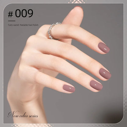 Colorful Water-Base Nail Polish 40 Colors Air Dry Peel Off Nail Art