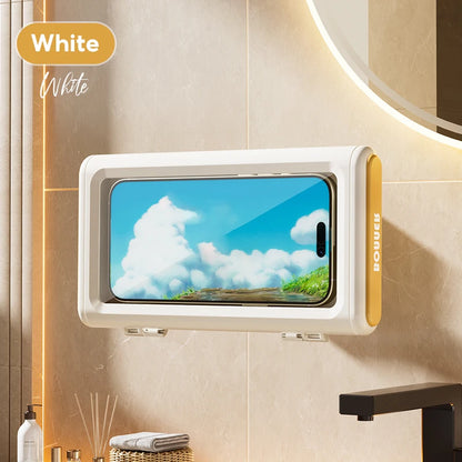 Waterproof Phone Holder for Bathroom Use Suitable for Watching Videos in the Shower
