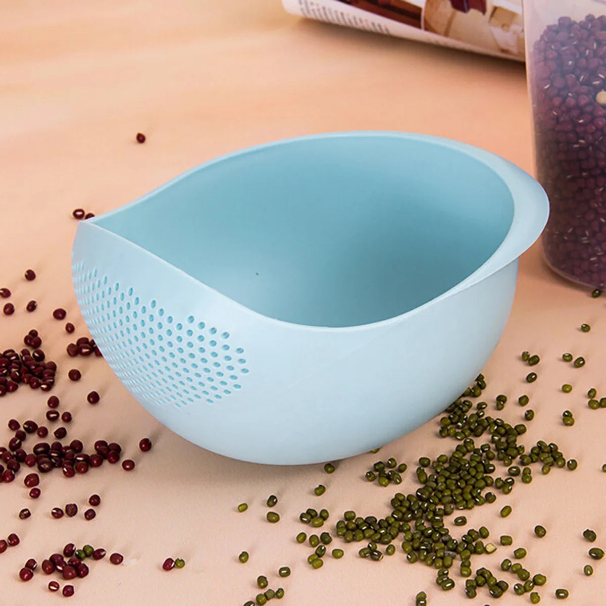 1/3pcs- Colander Rice Bowl Drain Basket